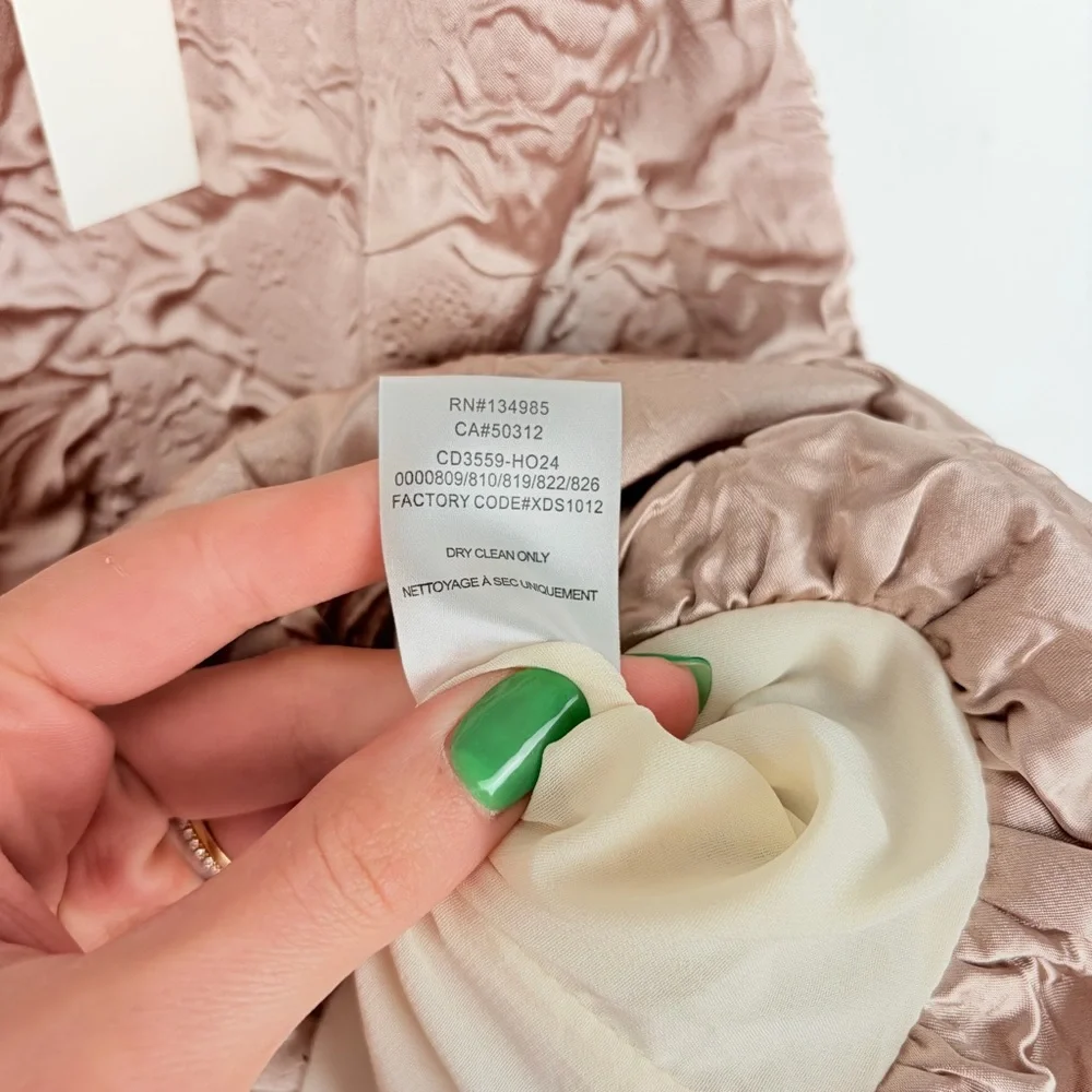 NWT For Love and Lemons‎ Satin Bubble Skirt Mini Dress